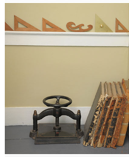 old boks in Ms. Cummin's collection